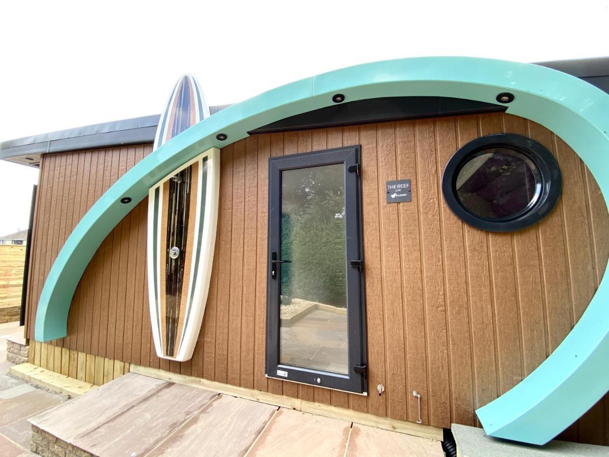 Elletson Park Wood Fired Hot Tubs, Caravans & Pods Pilling Exterior foto